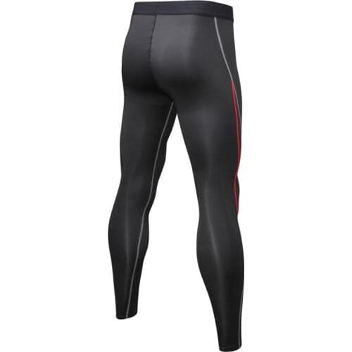 Men Sports Pants Stretch Beam Foot Quick Drying Trousers Color Matching Breathable Pantsq