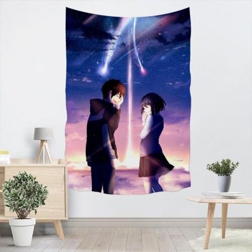 CUSTOM Your Name Tapestry Wall Hanging Decor Home Birthday Party Decorations Fabric Tapestries Camping Tent Travel Sleeping Pad