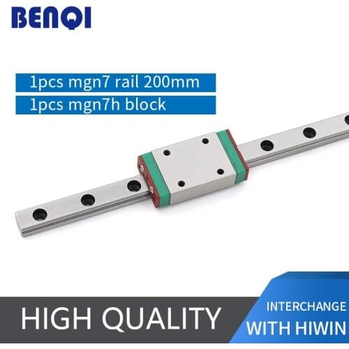 Low price Linear Guide Rail 1pcs MGN7 L200mm + 1pc MGN7H block