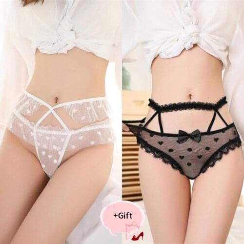 Sexy Panties Lace Net Breathable Panties Tie transparent panties Classic elegant Gorgeous pants Underwear For Women Sexy Panties