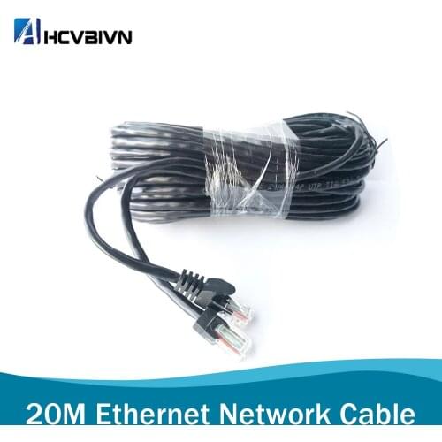 20M 65ft cat5 Ethernet Network Cable RJ45 Patch Outdoor Waterproof LAN Cable Wires For CCTV POE IP Camera System