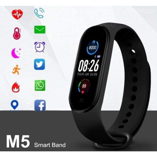M5 Smart Watches Bluetooth Bracelet Sport Watch Fitness Tracker Pedometer Monitor Smart Band Wristband for Xiaomi Android IOS