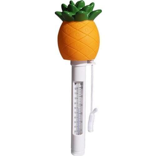 Pineapple Spa Pool Thermometer Anti-Shatter Floating Thermometer Water Thermometer Bathtub Thermometer Spa Accessories