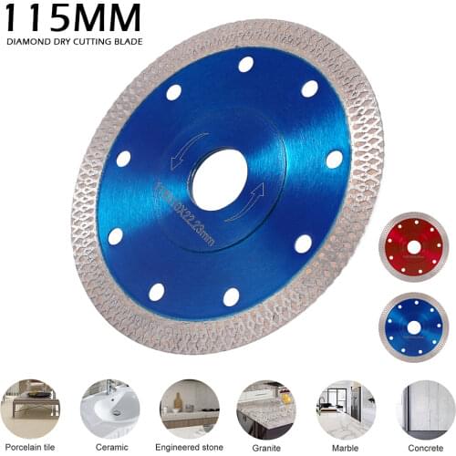 1 Pcs Diamond Saw Blade Disc Porcelain Tile Ceramic Granite Marble 115/125mm Diamond Saw Blades for Angle Grinder Cutting Tool