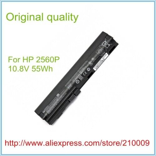 10.8V Original laptop battery for 2560p 2570p 632016-542 632417-001 632419-001 632421-001 HSTNN-UB2L QK644AA SX06XL