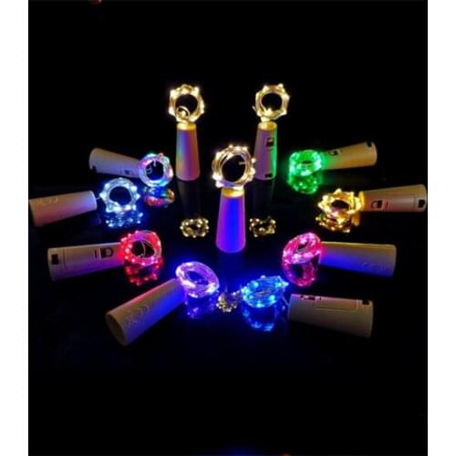 10ps 1M 2M 3M Cork Bottle Copper Wire LED String Lights Holiday Lighting Fairy Garland for Christmas Wedding Room DIY Decoration