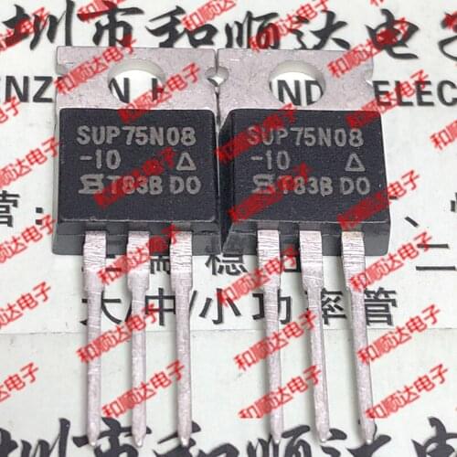 10pcs/lot SUP75N08-10 brand new spot TO-220 80V 75A