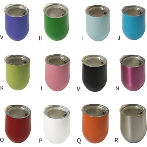 Wholesale Beer Swig 12oz Wine Tumbler Stainless Steel Wine Glass Egg Cup 2 layers Vacuum Insulated Beer Mug Wedding Party Gifts