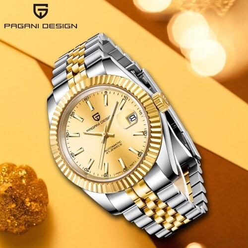 2021 New PAGANI DESIGN Mens Watches Top Luxury Brand Business Sports Men Automatic Mechanical Watch Waterproof Relogio Masculino