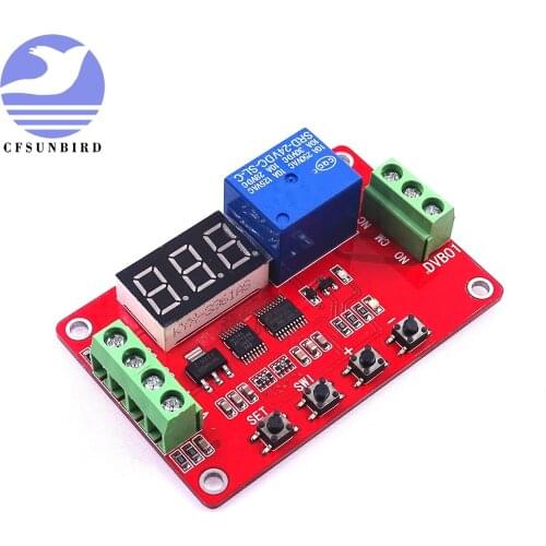 Digital display window voltage comparator voltage measurement charge and discharge overvoltage undervoltage limit DC 5V 12V 24V
