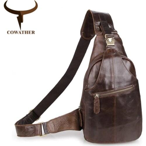 Мужские черные сумки COWATHER China At AliExpress