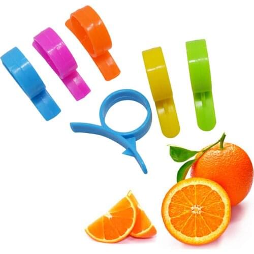 Hot Sale 1pcs Kitchen Gadgets Cooking Tools Peeler Parer Finger Type Open Orange Peel Orange Device