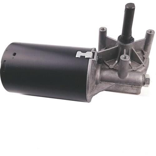 GW70105 25rpm DC 12V 550N*cm Low speed High Torque Worm Geared Reduction Electric Motor for Windshield wiper Barbecue motor lef