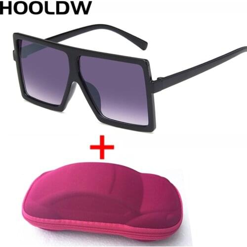 HOOLDW 2020 New Kids Sunglasses UV400 Girls Boy Oversize Square Sun Glasses Camouflage Frame Children Baby Goggle Shades Eyewear