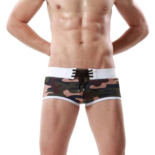 Seobean brand camouflage mens summer swimwear man beach surf swimsuit sportswear camo men spa sea holiday travel swim trunks