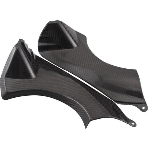 Motorcycle Real Carbon Fiber Fairing Air Duct Intake Tube Cover Heat Proof For KAWASAKI Ninja ZX6R ZX 6R 2007-2008