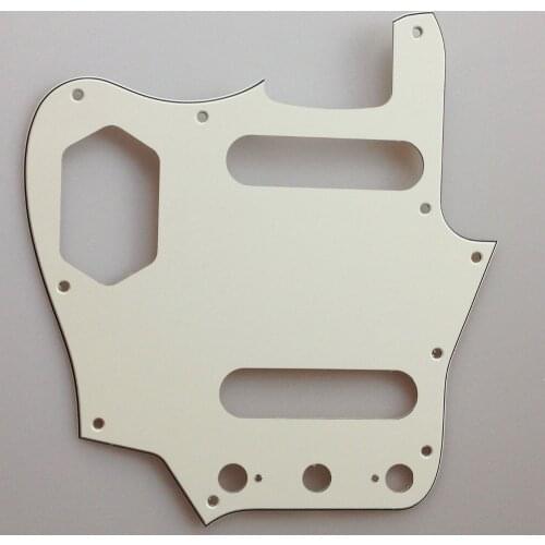 Pleroo Custom Guitar pickgaurd Scratch Plate - For US Left Hand Jaguar Guitar Pickguard Scratch Plate