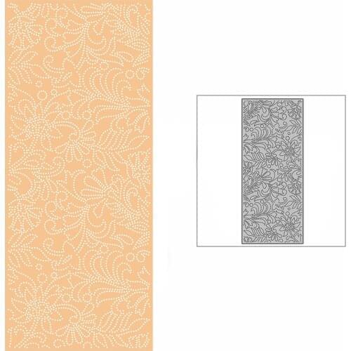 New Slim Spring Story Background Plate Craft Embossing Mold 2021 Metal Cutting Dies for DIY Scrapbooking Album Paper Card Making