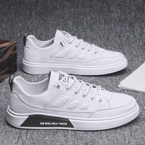 2021 New Spring White Shoes Mans Casual Shoes Korean Style Single Shoes For Student Sports Shoes