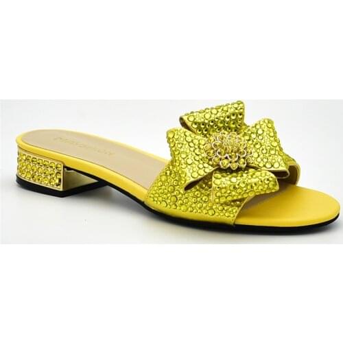 New Arrival African Pumps Women Shoes High Quality Luxury Sandals Shoes Women Designers Low Heels Women Shoes for Nigerian Party