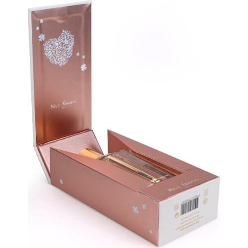 Wholesale Custom Logo Color Printed Cosmetic Card Paper Packaging Box for Perfume Folding Gift Box