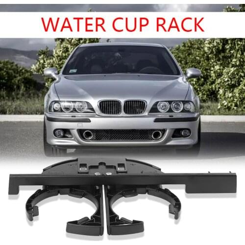 Front Rear Dual Drink Cup Holder Easily Installation Personal Car Elements for BMW E39 5 Series 97-03 Replacement Parts