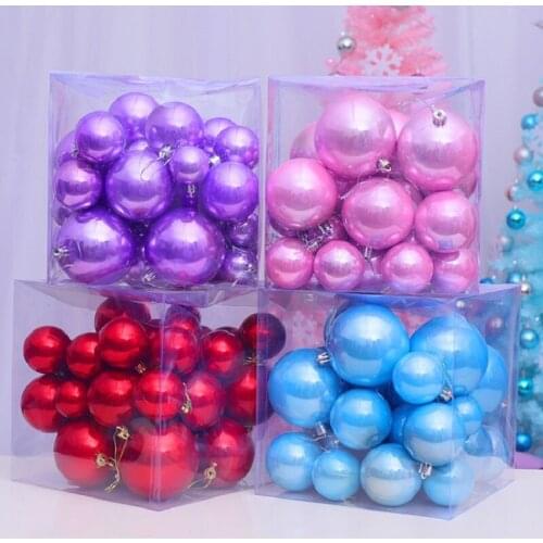 Christmas Tree Pendant Christmas Ball Ornaments 37 Pcs Window Decoration Christmas Dress Up Ball