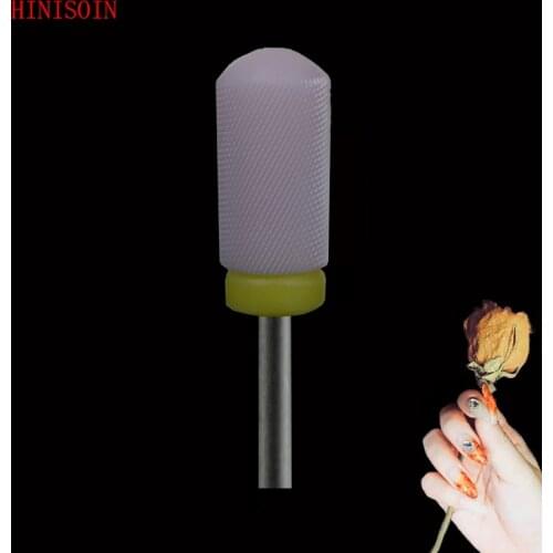 Pink Ceramic -10Pcs/Lot-Nail Drill Bit - Lager Smooth Top Bit - (2104.066)