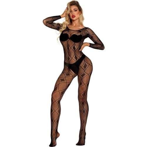 Sexy Lingerie Teddies Bodysuits Hot Erotic Lingerie Open Crotch Elasticity Mesh Body Stockings Hot Porn Sexy Underwear Costumes