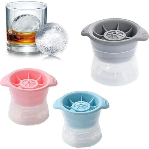 Stackable Sphere Ice Cube Mold DIY Ice Ball Maker Slow Melting Round Jelly Making Mould for Cocktail Whiskey Drink Silicone Mold