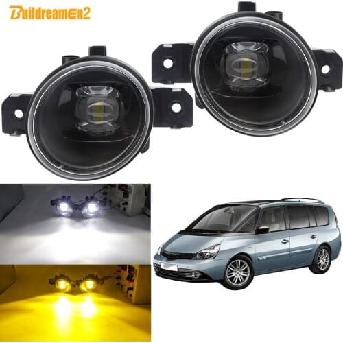 LED Fog Light Assembly Car Front Bumper Lens Fog Lamp Daytime Running Light 12V For Renault Espace 4/IV (JK0/1_) MPV 2003-2012