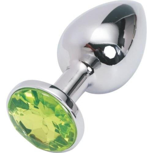 Top Quality Silver Small Metal Anal Jewelry Beads Plugs 12 colors Sex Toys Adult Products Adult Game 252-SS