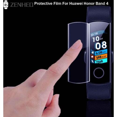 Tempered film For Huawei Honor Band 4 smart watch dial protective film For Huawei Honor Band 4 screen protector 1pc/3pc/5 pc