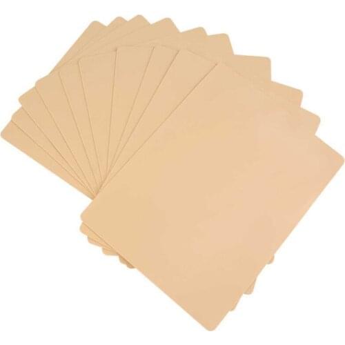 5Pcs Permanent Makeup Eyebrow Lips Blank Tattoo Practice Skin Sheet for Needle Machine Supply Kit