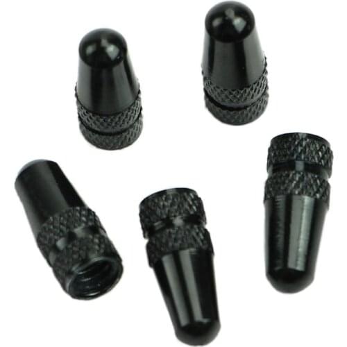 Portable 5Pcs Bicycle MTB Presta Wheel Rim Tyre Stem Air Valve Dust Cover N0PC