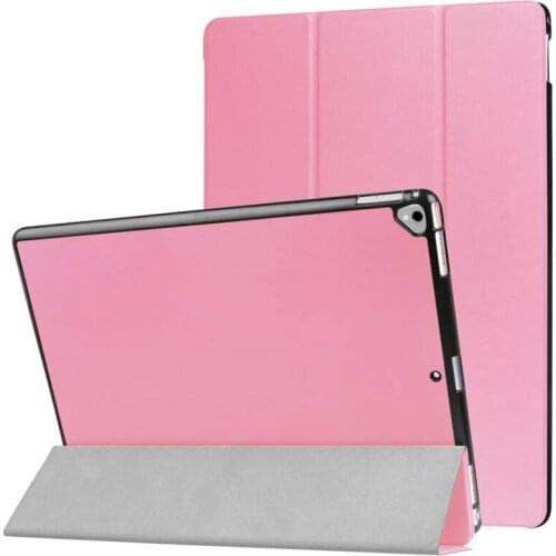 50pcs Ultra Slim PU Leather Cover Case for New iPad Pro 12.9 inch 2017 Tablet + Stylus Pen