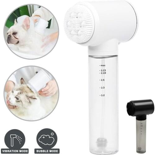 Automatic Pet Bathing Brush Soft Pet Massager Shower Tool Cleaning Washing Bath Sprayers Dog Brush Pet Supplies 3 Model