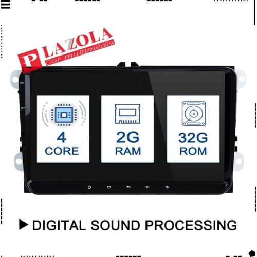 Android 9.0 2Din Stereo For VW/Volkswagen/Golf/Polo/Tiguan/Passat/b7/b6/leon/Skoda/Octavia car Radio GPS Car Multimedia player