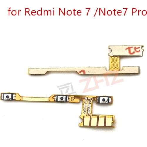 For Xiaomi Redmi Note 7/ Note 7 Pro Power Volume Side Key Button Flex Cable ON OFF Switch Flex Cable Replacement Repair Parts