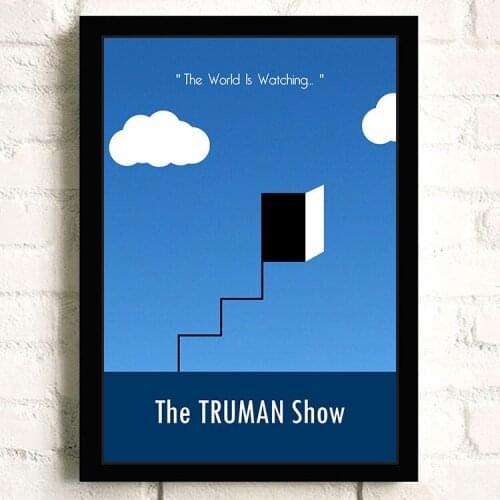 The Truman Show Movie HD Star Wall Art Home Decor Canvas Painting Art Nordic Decoration Cafe Bar Room Poster