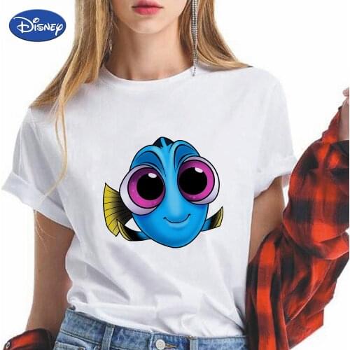 Disney Dory Printed T Shirts Funny 90S Chile Morning Streetwear Summer Fashion Oversized Harajuku 2021 Edgy Shirt Finding Nemo
