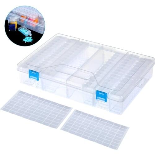42/64/84/112pcs Bottles Diamond Storage Box Diamond Embroidery Painting Accessory Drill Jewelry Beads Container Case Organizer