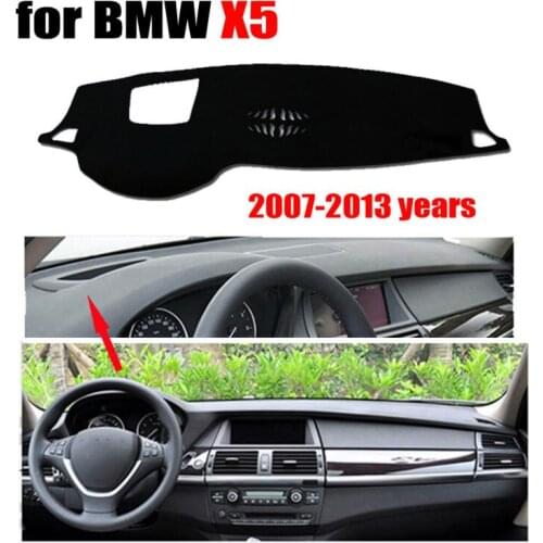Car dashboard covers for BMW X5 High configuration 2007-2013 Left hand drive dashmat pad dash cover auto dashboard accessories