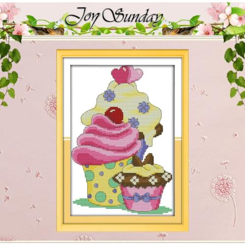 Summer ice cream painting counted Cross Stitch 11CT 14CT Cross Stitch Set Wholesale Cross-stitch Kit Embroidery Needlework