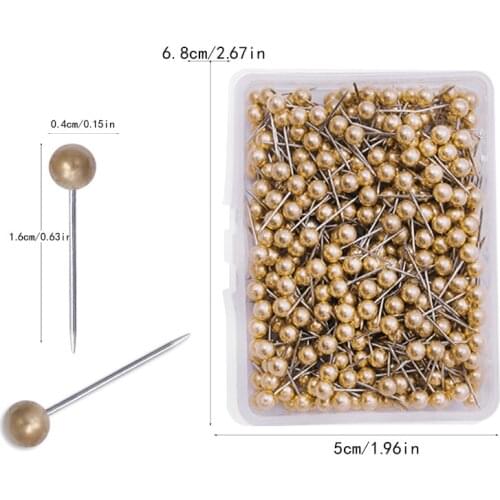 4MM Metallic Plastic Pin Ball Pin Picture Pin Pin Ball Needle Box with Various Specifications