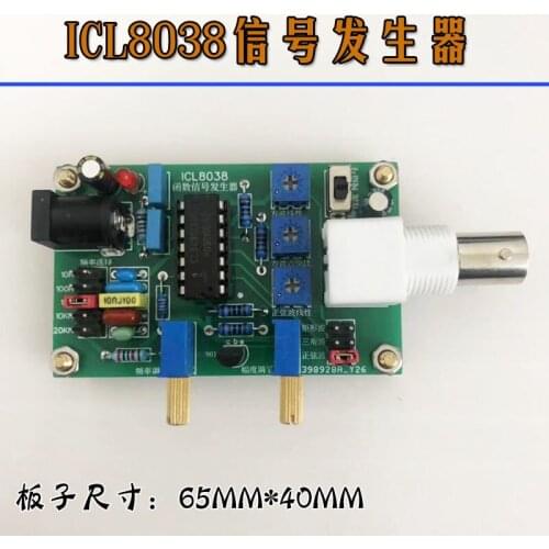 Icl8038 Function Signal Generator Module Low Frequency Signal Source/sine Wave Square Wave Triangle Wave Three Kinds of Waveform