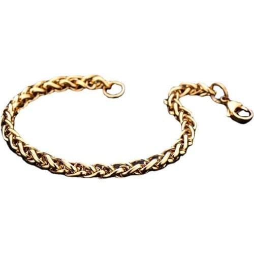 Gold color For Men Bracelet Couple Bracelet High Quality Fashion Keel Chain Birthday Party Jewelry Gift Cuban Chain