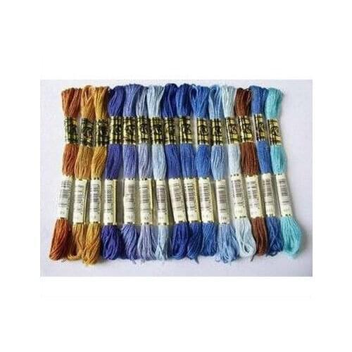 Embroidery Thread Luxuriou Material 100% Cotton Similar DMC Cross Stitch Thread Floss Skein 447 PCS