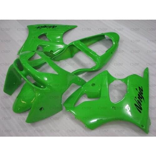 Ninja Zx-6r 1998 - 1999 Plastic Fairings Zx6r 99 Motorcycle Fairing Zx6r 1998 Green Motorcycle Fairing
