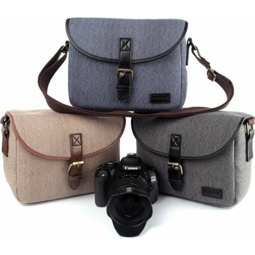 DSLR Camera Bag Fotografia Case For Canon 200D 6D 7D 100D 1100D 1300D 750D 800D Sony A7 II III A7R2 A7M2 A9 A77 Nikon Camera Bag